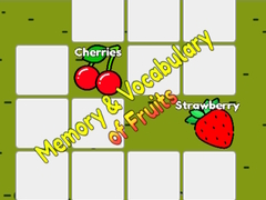 Ігра Memory & Vocabulary of Fruits