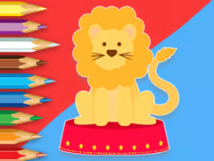 Игра Coloring Book: Circus-Lion