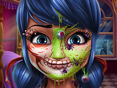 Игра Dotted Girl Halloween Makeup