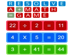 Игра RE5OLVE a+math=game