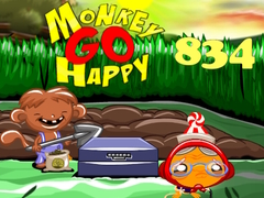 Игра Monkey Go Happy Stage 834