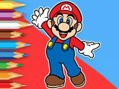 Ігра Coloring Book: Mario Happy Skating