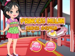 Игра Princess Mulan Shoes Design