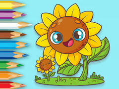Игра Coloring Book: Sunflowers