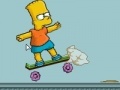 Игра Bart on skate