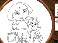 Игра Dora Online Coloring