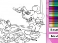 Игра Mickey School Blackboard Online Coloring Game