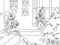Игра Mickey and Minnie Online Coloring Game