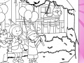 Игра Caillou Online Coloring Game