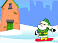 Игра Santa Snowboarding