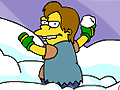 Игра Simpsons Snowball Fight