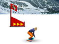 Игра Snowboard slalom