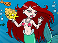Игра Mermaid Aquarium Coloring