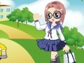 Игра The schoolgirl in style of an anime