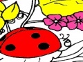 Игра Strawberrys and ladybug coloring 