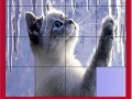 Игра Cat and icicles slide puzzle