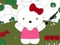 Ігра Hello kitty online coloring page