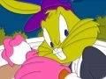 Игра Bowling bunny coloring page