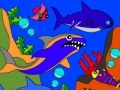Игра Rosy Coloring Book: Shark Family