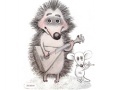 Игра Hedgehog and mouse play musical instruments