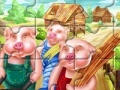 Игра Puzzle mania three little pigs