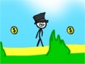 Игра Stickman with hat!