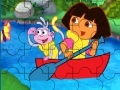 Игра Jigsaw Dora Rafting