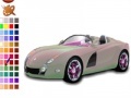 Игра Pink Drophead Car Coloring