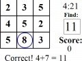 Игра Math Cross Search 3x3