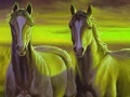 Игра Green Horses: Slide Puzzle
