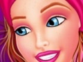 Игра Facial Barbie makeover