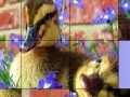 Игра Ducks in the garden slide puzzle