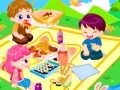 Ігра Three friends at the picnic design