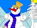 Игра Snowman Coloring Game