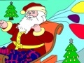 Игра Christmas Santa Coloring