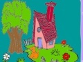 Игра Cute farm house coloring