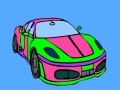 Игра Modern car coloring