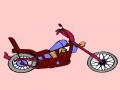 Игра Fast Harder Motorbike: Coloring