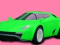 Игра Superb Green Car: Coloring