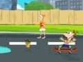 Игра Phineas and Ferb: Super skateboard