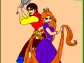 Игра Coloring: Flynn and Rapunzel
