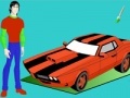Игра Kevins car coloring