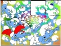 Игра Puzzle 100 Smurfth