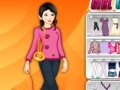 Игра Girl with Cute Kitten Dress Up
