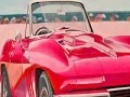 Игра Pink beach car slide puzzle