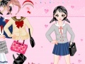 Игра School Uniform Dress Up -3