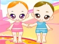 Игра Two cute babies