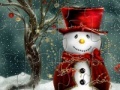 Игра Cute Snowmen Jigsaw