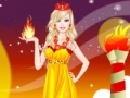 Игра Barbie Fire Princess Dress Up