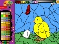 Игра Chick And egg coloring